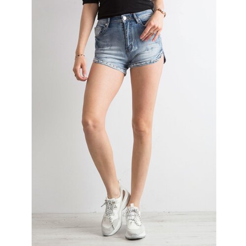 Fashion Hunters Blue washed denim shorts Slike