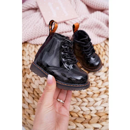 Kesi Children's Boots With Zipper Black Omua