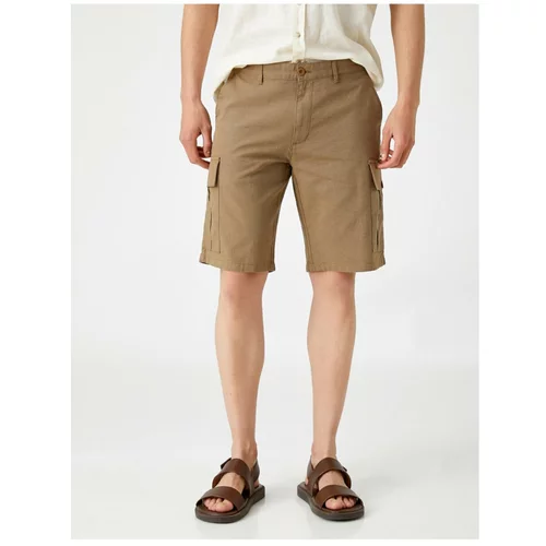 Koton Men's Light Brown Shorts & Bermuda