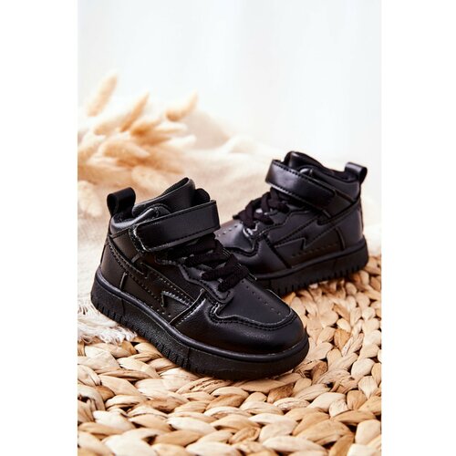 Kesi Children's High Sneakers Black Bartnie Slike