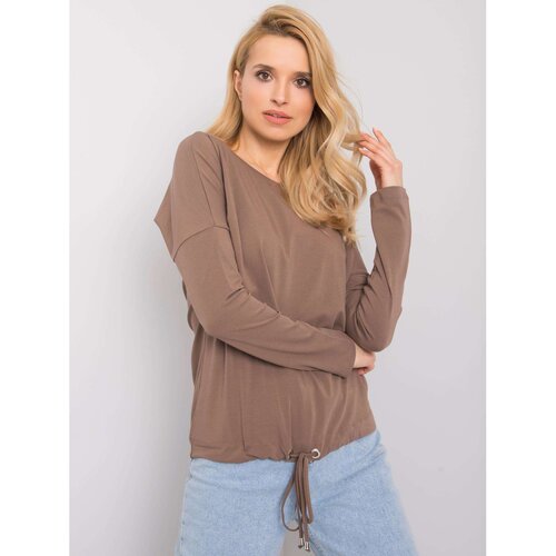 Fashion Hunters Basic brown blouse Slike