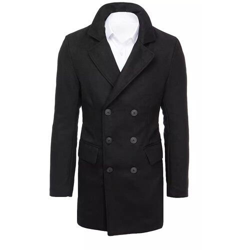 DStreet Men's black coat CX0434 Cene