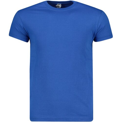 Edoti Muška obična majica S970 crna | svijetlo plavo Slike