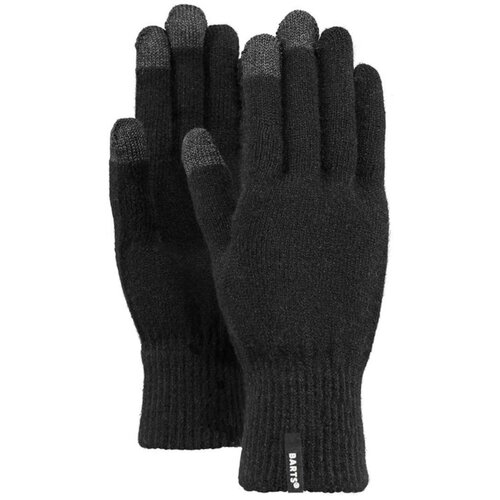 Barts FINE KNITTED TOUCH GLOVES Gloves Black Slike