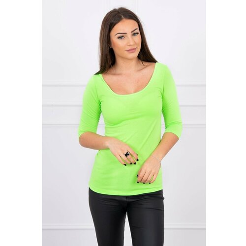 Kesi Bluza sa okruglim izrezom zelena neonska siva | braon | senf | svetlozelena Cene