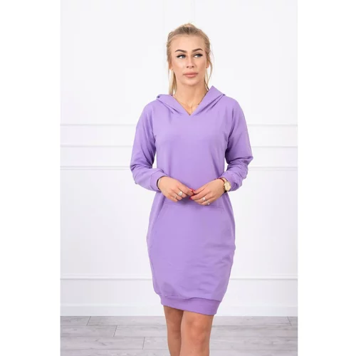 Kesi Hooded dress violet