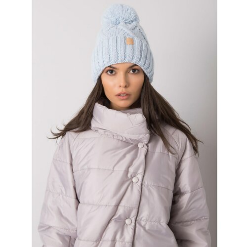 Fashion Hunters Light blue insulated winter hat Slike