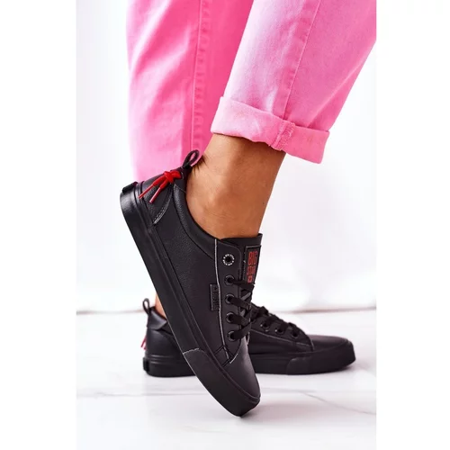 Kesi Women's Leather Sneakers BIG STAR GG274161 Black