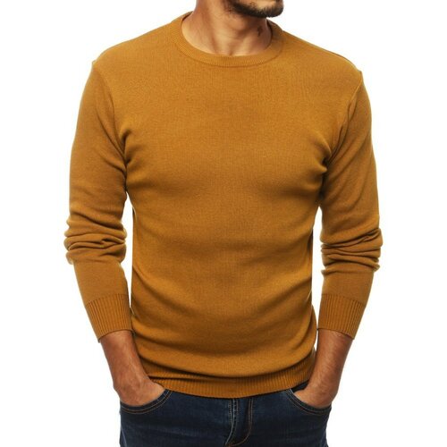 DStreet Muški džemper od kamile WX1551 braon Slike