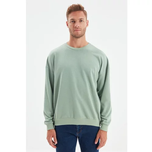 Trendyol Mint Men's Oversize Fit Sweatshirt