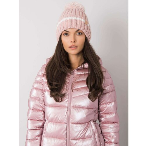 Fashion Hunters Women's light pink insulated hat Slike