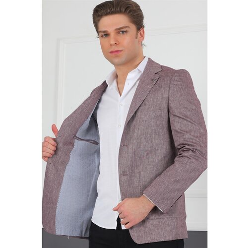 dewberry C9052 MEN'S JACKET-DARK BURGUNDY Cene