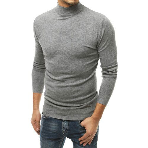 DStreet Svijetlosivi muški džemper WX1512 siva Slike