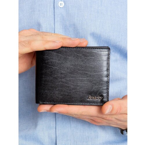 Fashionhunters Men's black wallet Cene