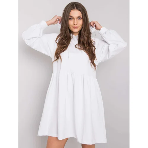 Fashion Hunters RUE PARIS White sweatshirt dress