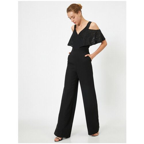 Koton Women&amp;#039;s Black Overalls Slike
