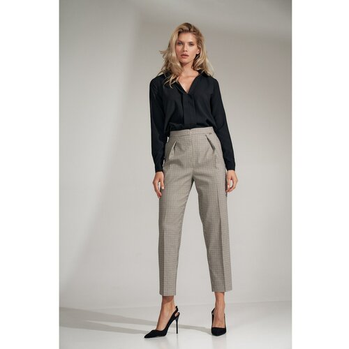 Figl Ženske hlače M720 crne | smeđa Cene