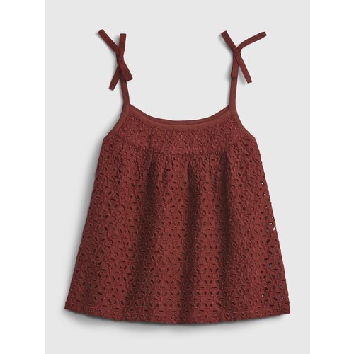 GAP Kids Top Strappy Eyelet - Girls Cene
