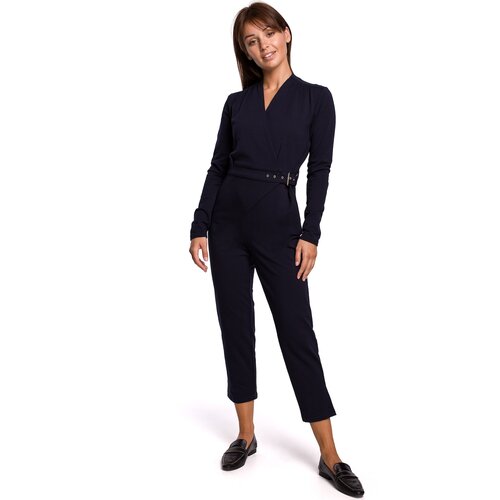 BeWear Woman&amp;#039;s Jumpsuit B182 Navy Blue Slike