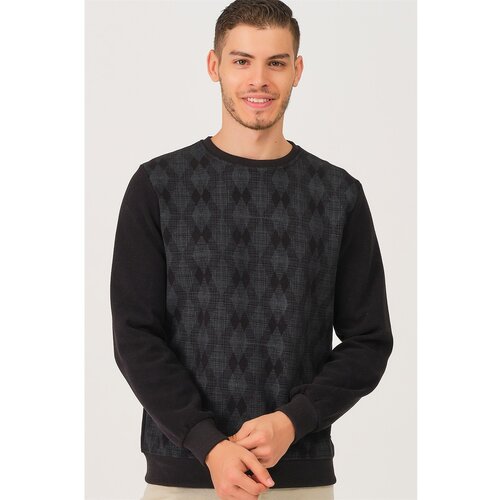 Dewberry V3505 DIO RISE MEN&amp;#039;S SWEATSHIRT-BLACK Slike
