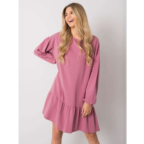 Fashion Hunters Dusty pink cotton dress Slike