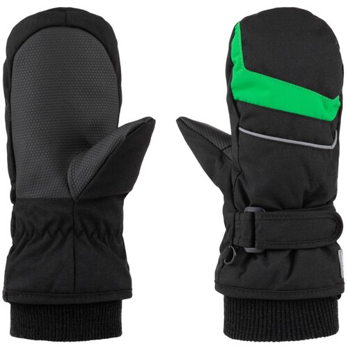 LOAP Children&amp;#039;s mittens RUFFI Black/Pink Slike