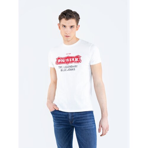 Big Star Man&amp;#039;s T-shirt_ss T-shirt 151982 Brak Knitted-100 Slike