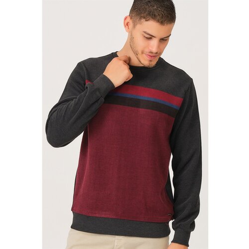 Dewberry V3204 DIO RISE MEN&amp;#039;S SWEATSHIRT-ANTHRACIC Slike
