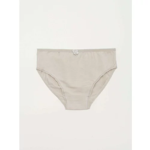 Fashion Hunters Gray panties for a girl with a print