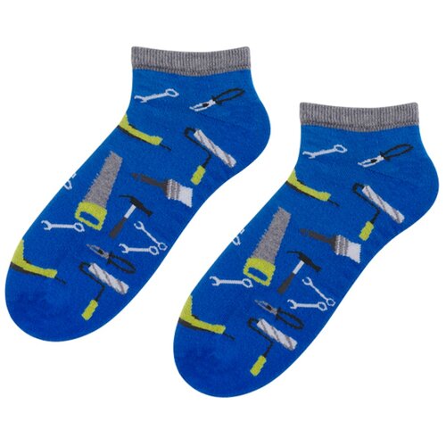 Bratex Muške čarape POP-M-131 plava | siva Cene