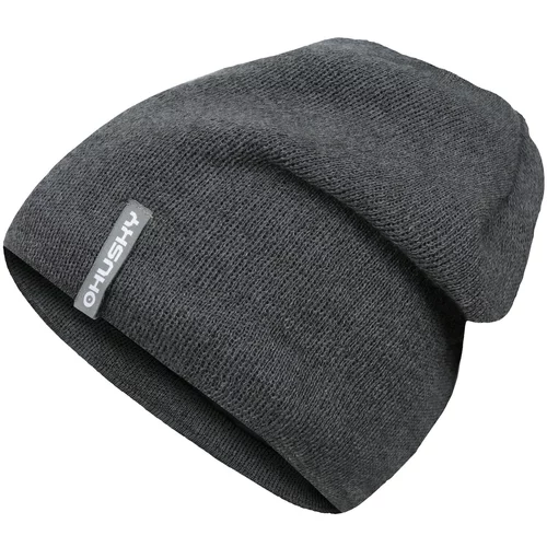 Husky Men's merino hat Merhat 3 sv. gray highlights