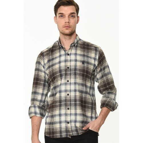 Dewberry G702 MEN'S SHIRT-COFFEE Cene