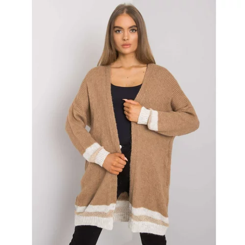 Fashion Hunters OH BELLA Camel knitted sweater