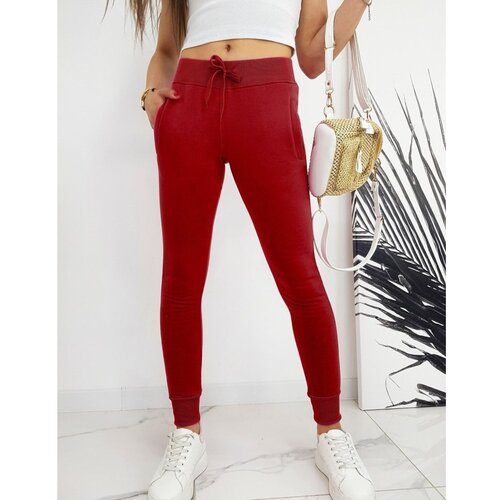 DStreet Red FITT sweatpants for women UY0537 Cene