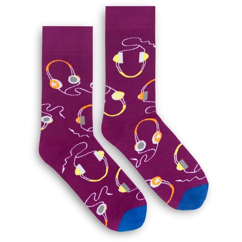 Banana Socks Unisex čarape klasične slušalice krem | Fuksija Cene