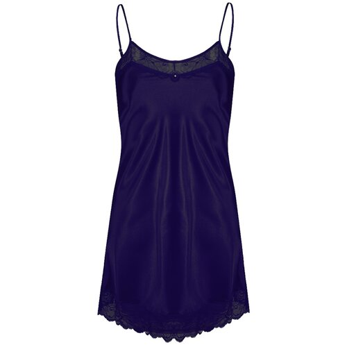 DKaren Woman&amp;#039;s Slip Milan Navy Blue Slike