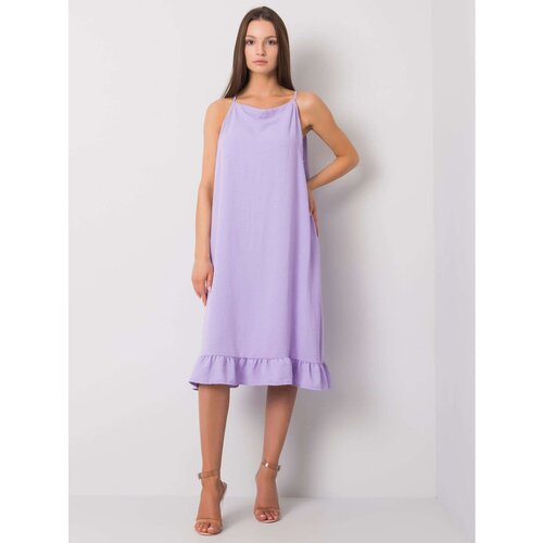 Fashion Hunters Light purple dress with straps from Simone Slike