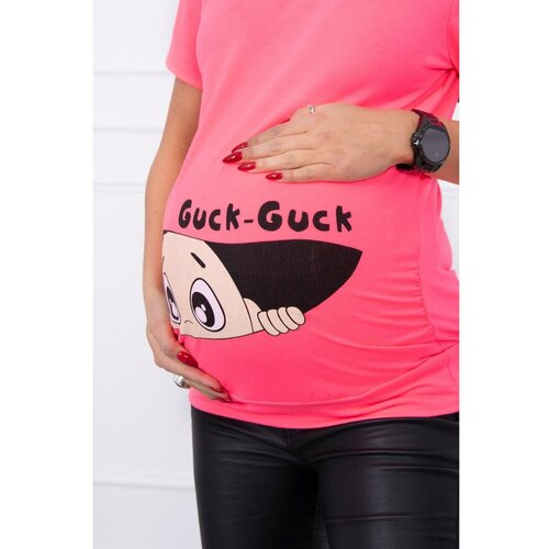 Kesi Maternity blouse Guck pink neon Slike