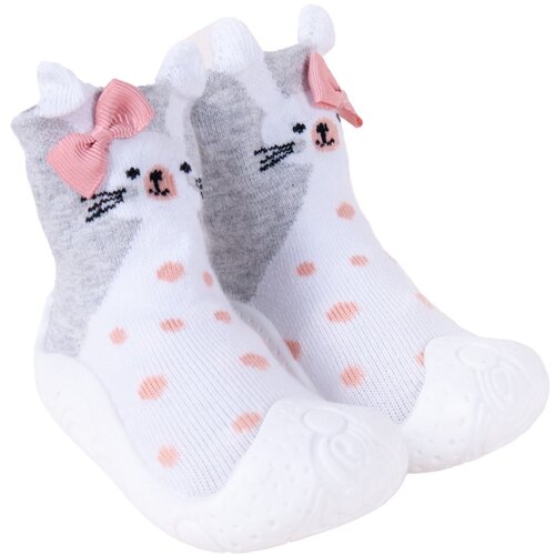 Yoclub Kids&amp;#039;s Baby Girls&amp;#039; Anti-skid Socks With Rubber Sole OBO-0138G-AA0B Slike