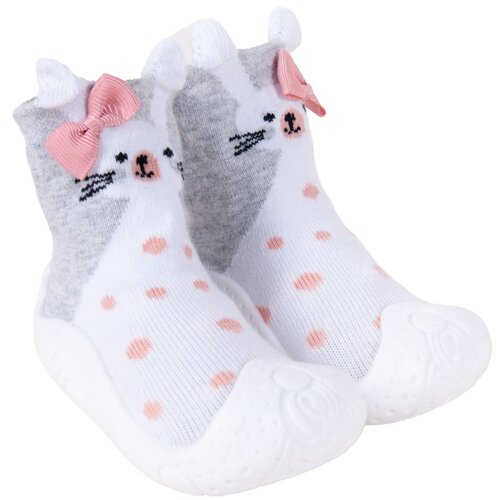 Yoclub Kids's Baby Girls' Anti-skid Socks With Rubber Sole OBO-0138G-AA0B Slike