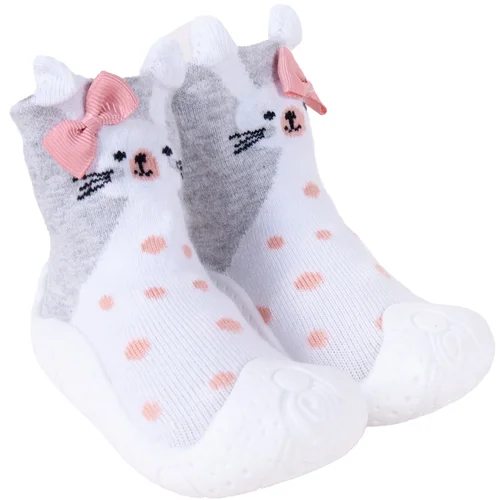 Yoclub Kids's Baby Girls' Anti-skid Socks With Rubber Sole OBO-0138G-AA0B