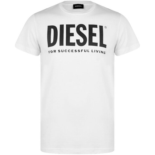 تحيط القطع إضافة  Diesel Muška majica Text Logo bijela | ePonuda.com