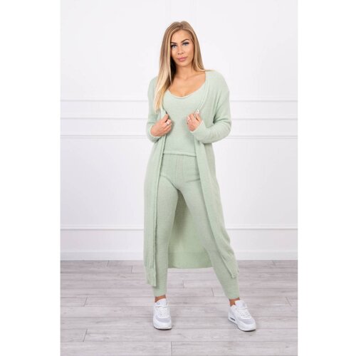 Kesi Alpaca sweater set dark mint Slike