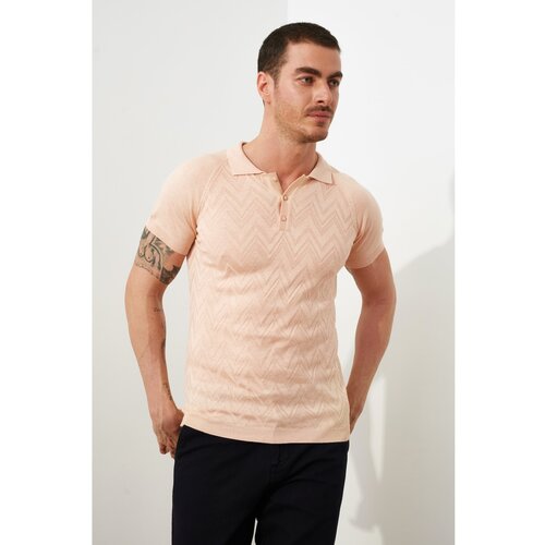 Trendyol Powder Men&amp;#039;s Armured Knitwear Polo Collar T-shirt Slike
