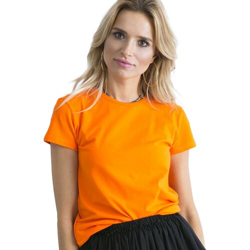 Fashion Hunters Obična neon narandžasta majica Cene