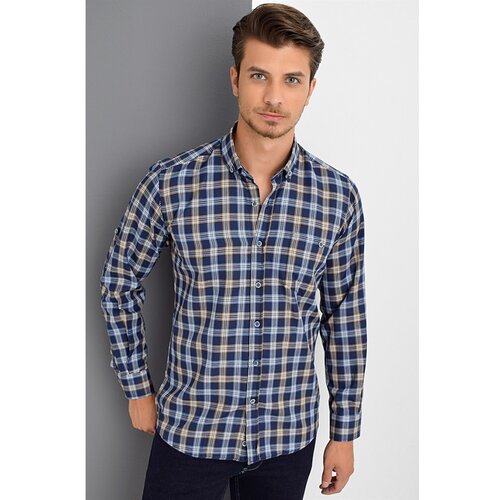 Dewberry G672 MEN&amp;#039;s SHIRT-NICKNAME- COFFEE Slike