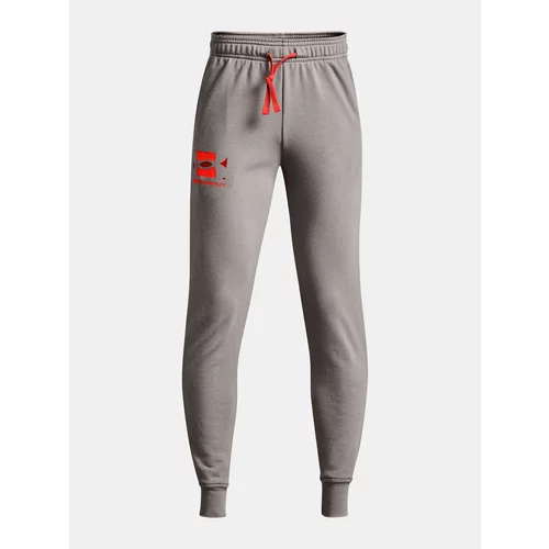Under Armour Sweatpants RIVAL TERRY PANTS-GRY - Boys