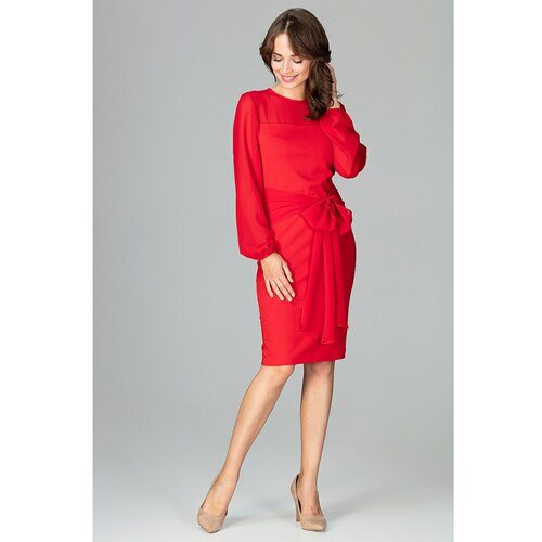Lenitif Ženska haljina K494 crvena Cene