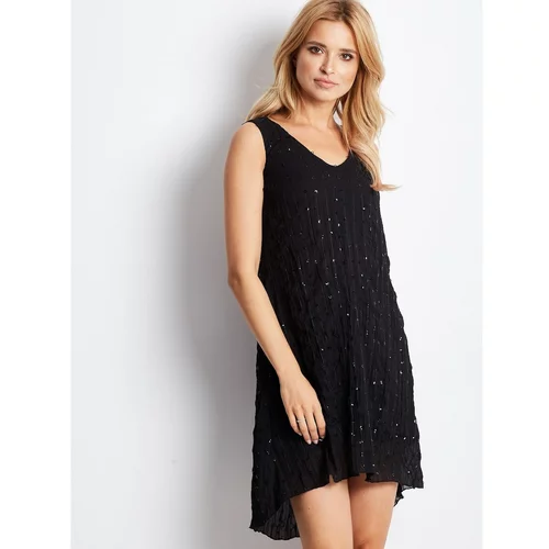 Fashion Hunters Black dress with sequins