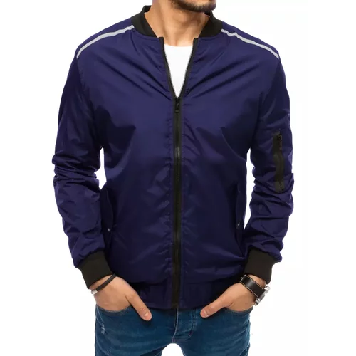 DStreet Men's navy blue transitional jacket TX3683